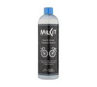 milKit Leche de sellado Tubeless para bicicleta de carretera y gravel, en botella de 500 ml, sellador de neumáticos de bicicleta, leche sin cámara