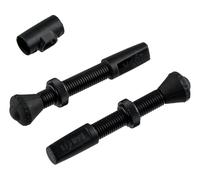 milKit Válvula tubeless Valve Pack negro 75 mm
