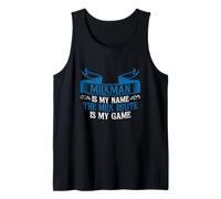 Milkman es mi Nombre La Ruta de la Leche es mi Juego Camiseta sin Mangas