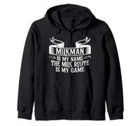 Milkman es mi Nombre La Ruta de la Leche es mi Juego Sudadera con Capucha