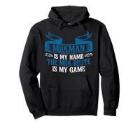 Milkman es mi Nombre La Ruta de la Leche es mi Juego Sudadera con Capucha