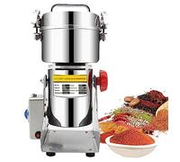 Mill Grinder,Multifunction Grains Grinder,All Copper Thick Motor, Finely Ground To Produce Fine Powder,270 ° Swing Pour Powder,With Time Switch,For Coffee, Cereals, Dry Food, LJJY-KK