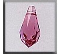 Mill Hill Abalorio Treasure 13054 Very Small Teardrop Rose AB