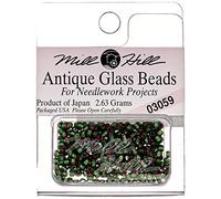 Mill Hill Cuentas Redondas de Cristal, Estilo Antiguo 2.63 Gramos/pkg-Green Terciopelo
