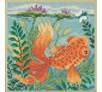 Mill Hill Koi Pond cuentas contados Botones y cuentas de Kit Cross Stitch 2023 Serie Spring MH142311