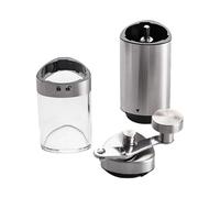 Mill - Molinillo cónico de acero inoxidable para café, molinillo de mano, molinillo automático de fresas cónicas con leche, herramienta de molienda manual portátil para el hogar, trabajo, viajes y