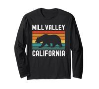 Mill Valley California Retro Bear Sunset 415 628 Marin Manga Larga