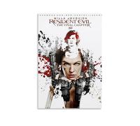 Milla Jovovich Póster de Estrella de Película Pintura Decorativa Lienzo Arte de Pared Salón Póster Dormitorio Pintura, Arte de Pared Impresión de Imagen Moderna Decoración de Habitación Familiar 20 x