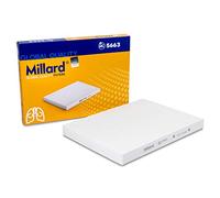 Millard Filters MC-5663 Filtro de habitáculo para coche con medio filtrante 100% sintético, contra malos olores, polen y polvo