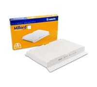 Millard Filters MC-60694 Filtro de habitáculo para coche con medio filtrante 100% sintético, contra malos olores, polen y polvo