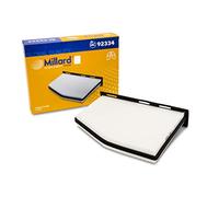 Millard Filters MC-92334 Filtro de habitáculo para coche con medio filtrante 100% sintético, contra malos olores, polen y polvo