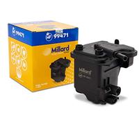 Millard Filters MF-99471 Filtro de Combustible para coche. Incluye puerto rompible para incluir sensor de agua Drenaje 4mm. Incluye Juntas necesarias para instalación