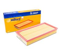 Millard Filters MK-5827 Filtro de Aire para coche con refuerzo superior