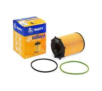 Millard Filters ML-96571 Filtro de Aceite para coche con medio filtrante MilePlus+ para mayor filtración Incluye Juntas necesarias para instalación
