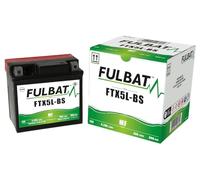 BATERIA YTX5L-BS FULBAT FTX5L-BS sin mantenimiento con ácido