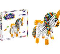 Mille Et Un Origami - Sculpture Licorne 3D - Activités Artistiques - Pliage & Sculpture - Des 8 ans - Lansay