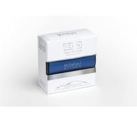 Millefiori Milano Ambientador Coche Icon Legni & Spezie con Clip Universal - Fragancia Amaderada y Especiada con Cedro, Patchouli y Vainilla, color azul