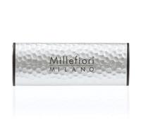 Millefiori Milano Ambientador Coche Icon Metal Shades Oxygen con Clip Universal - Fragancia Fresca Cítrica con Pino, Limón y Notas Marinas