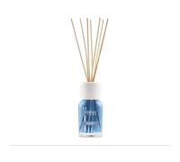 Millefiori Milano Difusor de Varillas en Rattan 250 ml Blue Posidonia - Aroma Fresco Cítrico Acuático con Yuzu, Notas Marinas y Cedro, Color Azul