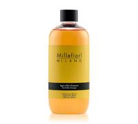 Millefiori Milano Legni y Fiori D 'Arancio Natural Recambio para difusor (500 ml, Amarillo, 7,6 x 6,5 x 17,7 cm