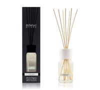 Millefiori Milano Difusor de Varillas en Rattan 100 ml White Musk - Aroma Talcado Floral con Almizcle Blanco, Iris y Vainilla