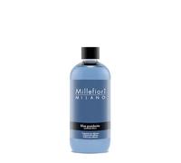 Millefiori Milano Recarga para Difusor de Varillas 500 ml Blue Posidonia - Aroma Fresco Cítrico Acuático con Yuzu, Notas Marinas y Cedro
