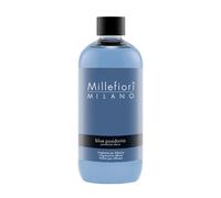 Millefiori Milano Recarga para Difusor de Varillas 500 ml Blue Posidonia - Aroma Fresco Cítrico Acuático con Yuzu, Notas Marinas y Cedro