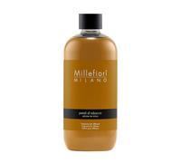 Millefiori Milano Recarga para Difusor de Varillas 500 ml Petali di Tabacco - Aroma Amaderado Especiado con Tabaco, Vainilla y Cacao
