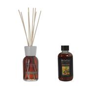 Millefiori Milano Set Sandalo Bergamotto habitación düft difusor 250 ml y Refill 250 ml