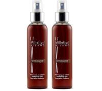 Millefiori Milano Spray de Ambiente Sandalo Bergamotto 150 ml - Fragancia Amaderada Especiada con Bergamota, Sándalo y Patchouli, Marrón, S (7SRSB) (Paquete de 2)