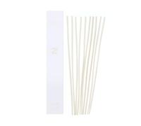 Millefiori Milano Zona Sticks 10pcs, h.35 cm, Madera, Color Blanco, 5,9 x 36,7 x 1,2 cm