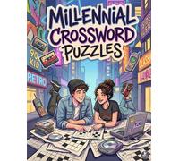 Millennial Crossword Puzzles: 1990s & 2000s Pop Culture Themed Crossword & Trivia for Adults - Movies, TV Shows, Music, Cartoons & Video Games