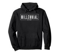 Millennial Established 1985 Año de Nacimiento Sudadera con Capucha