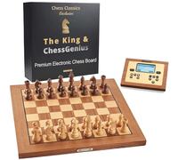 MILLENNIUM Chess Classics Exclusive M828 - Ordenador de ajedrez con Tablero táctil Exclusive y los programas de ajedrez ChessGenius y The King con Niveles de Juego adaptativos