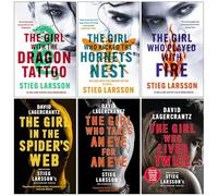 Millennium series 6 Books Complete Collection Box Set by Stieg Larsson & David Lagercrantz (Books 1 - 6)