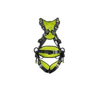 Miller by Honeywell H700 Arnés industrial de cuerpo completo Modelo CC7 con hebillas de patas de conexión rápida, anillos en D de hombro, adaptador SRL integrado, ligero, talla 2, 1036775