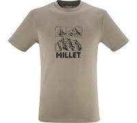 MILLET Chamonix Logo Ts Ss - Hombre - Beige / Gris - talla S- modelo 2026