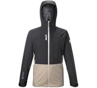 MILLET - Chaqueta de senderismo impermeable GORE-TEX 2 capas ePE para hombre, protección de lluvia transpirable - UBIC GTX 2L, blanco y negro, XL