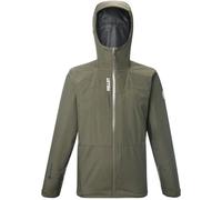 MILLET - Chaqueta de senderismo impermeable GORE-TEX 2 capas ePE para hombre, protección de lluvia transpirable - UBIC GTX 2L, caqui, XL