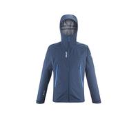 MILLET Chaqueta de senderismo para hombre Seneca GTX 3L con capucha azul oscuro | M