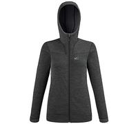 Millet - Lokka Hoodie W - Chaqueta Micropolar con Capucha para Mujer - Capucha - Aproximación, Senderismo, Trekking, Diario - Negro