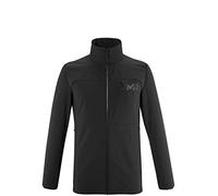 Millet - Magma Shield JKT M - Chaqueta Softshell para Hombre - Membrana Cortavientos - Senderismo, Día a día - Negro