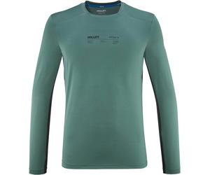 Millet - Ropa para trail running - Intense TS LS M Bottle Black - Talla S - Verde Verde S