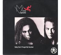 Milli Vanilli - Baby, don't forget my number (1988) / Vinyl single [Vinyl-Single 7'']