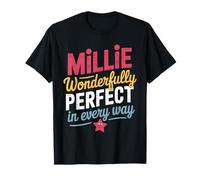 Millie Linda Mujer Niña Mujer Hija Novia Esposa Camiseta