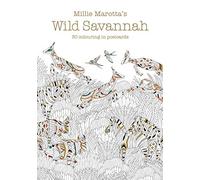 Millie Marotta's Wild Savannah Postcard Book: 30 beautiful cards for colouring in: 19