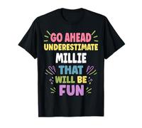 Millie Personalized Women's Gift Custom Millie Camiseta