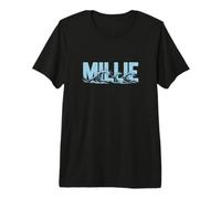 Millie Sea Waves - Nombre Personalizado Ocean Beach Art Camiseta Premium