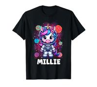 Millie Unicornio Astronauta Espacial Camiseta gráfica económica