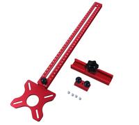 Milling Stand for Woodworking, Removable Round Milling Stands, Aluminum Alloy Multifunctional Trimmer Base for Solid Wood Board, Essential Woodworking Supplies, 17.36x3.54Inches/1.57Inches/4.72Inches
